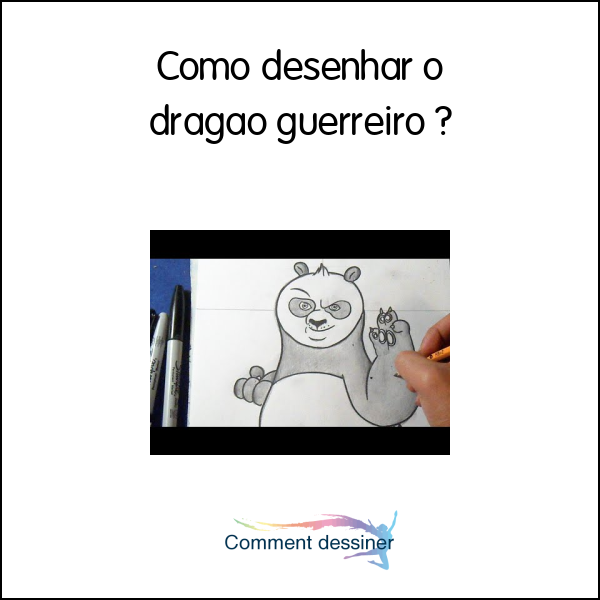 Como desenhar o dragão guerreiro